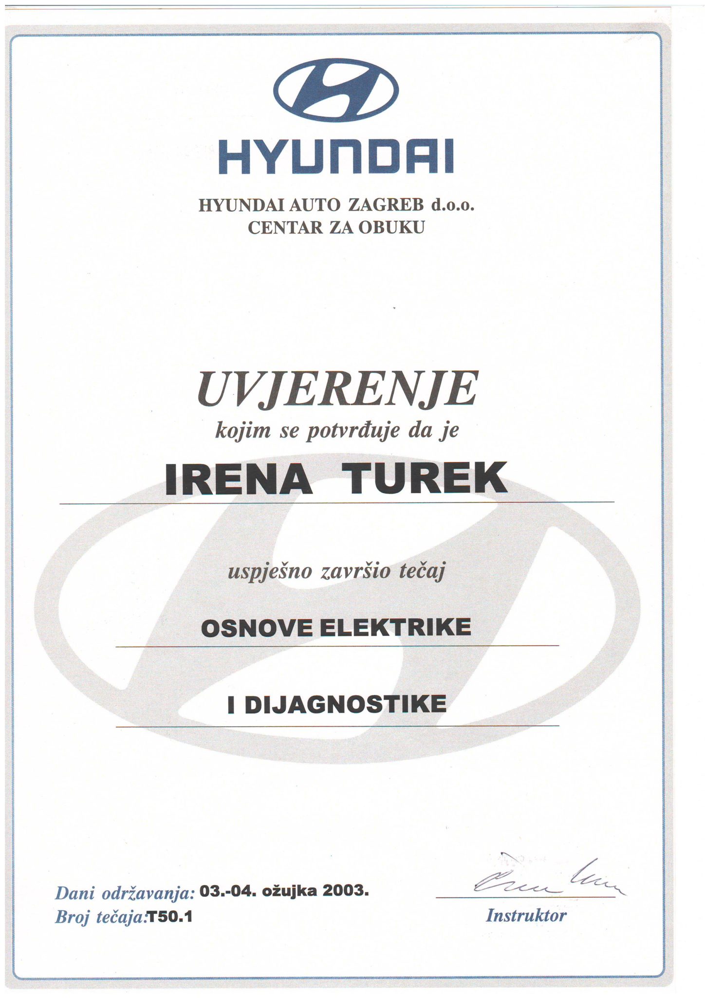 Picture of Hyundai - Osnove elektrike i dijagnostike