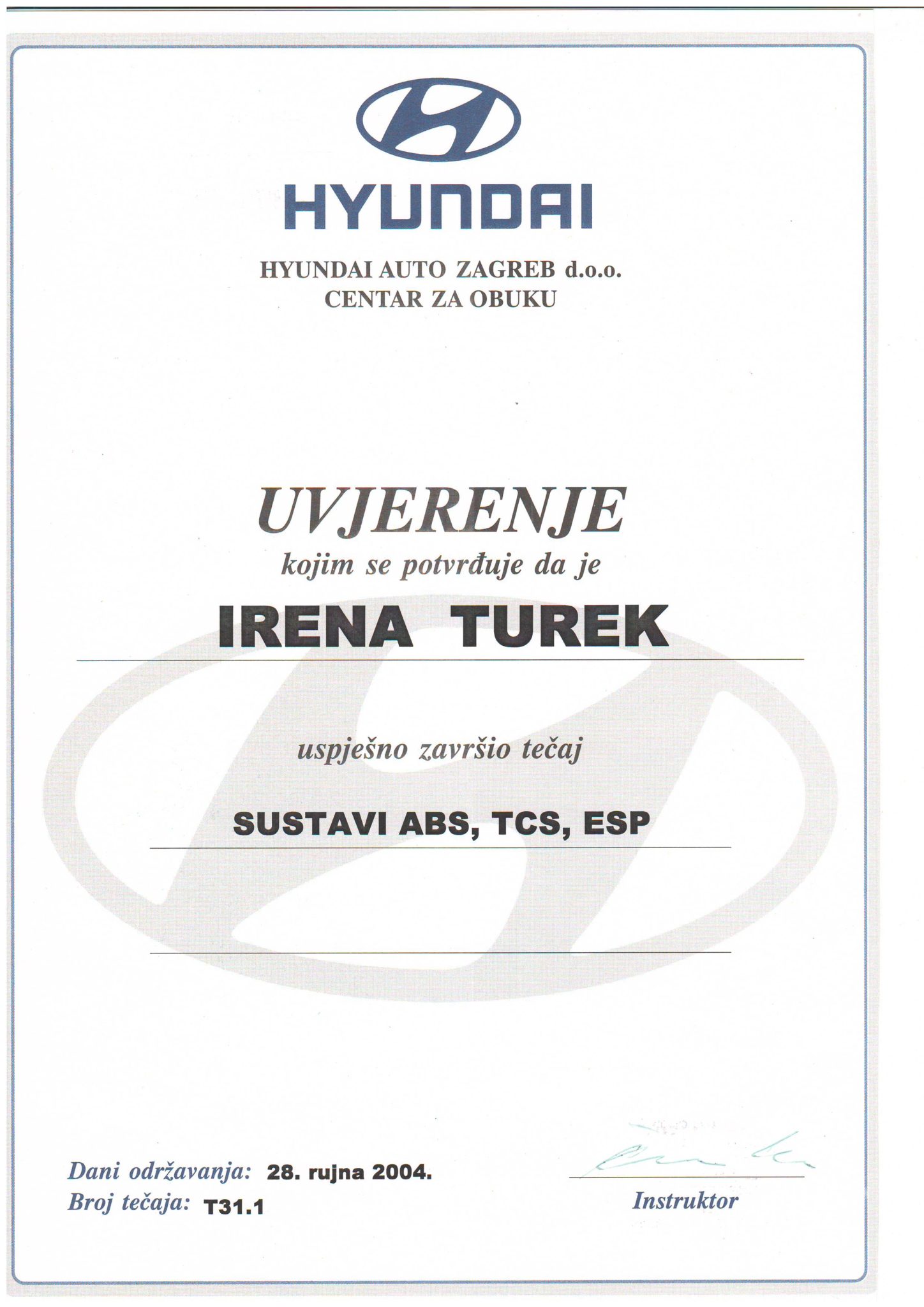 Picture of Hyundai - Sustavi ABS, TCS, ESP