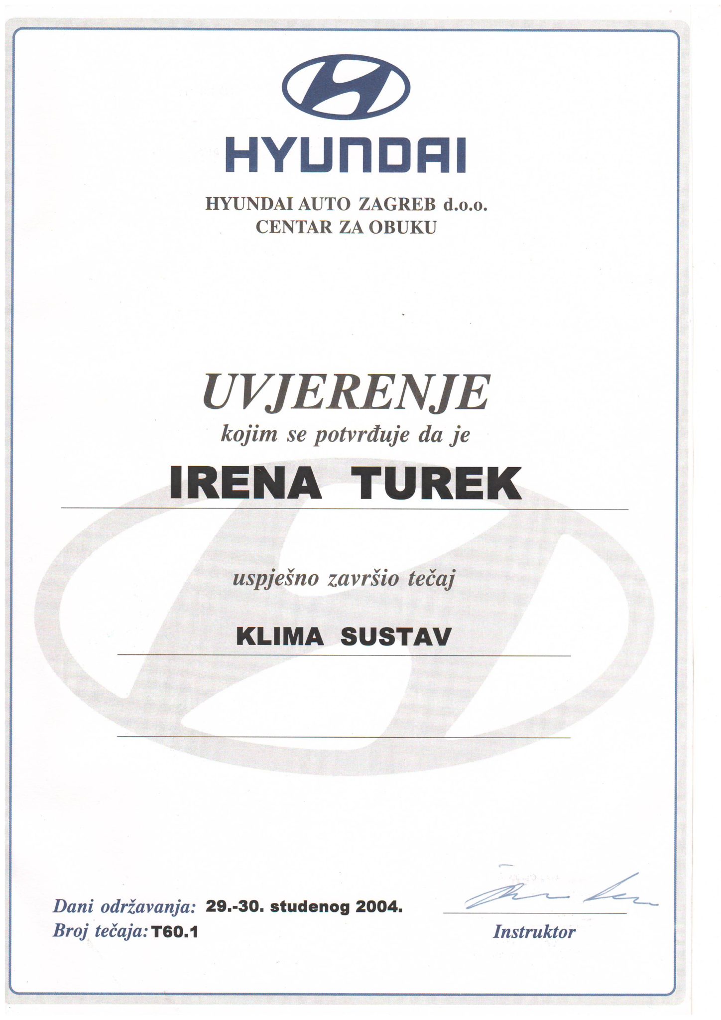 Picture of Hyundai - Klima sustav