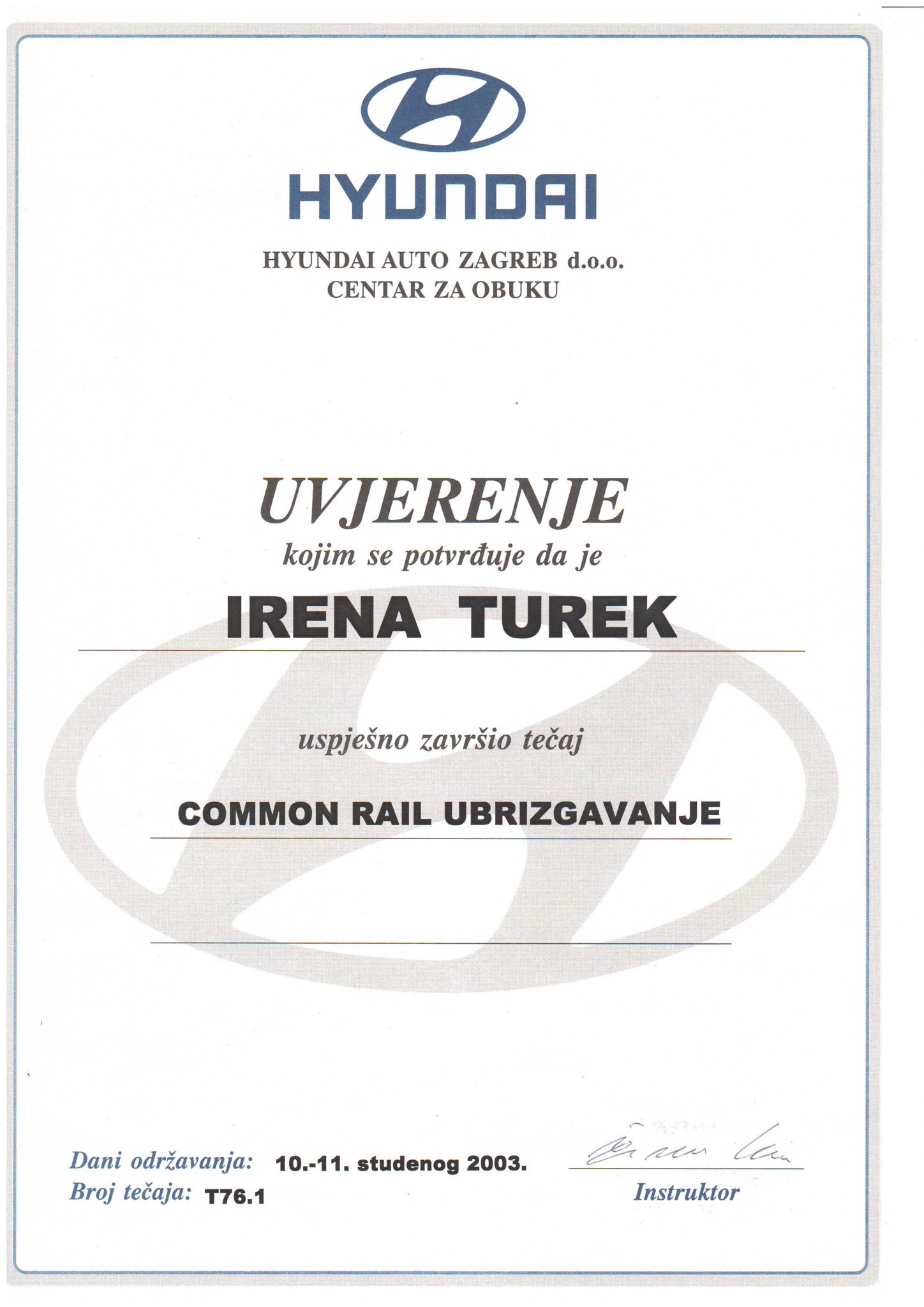 Picture of Hyundai - Common rail ubrizgavanje